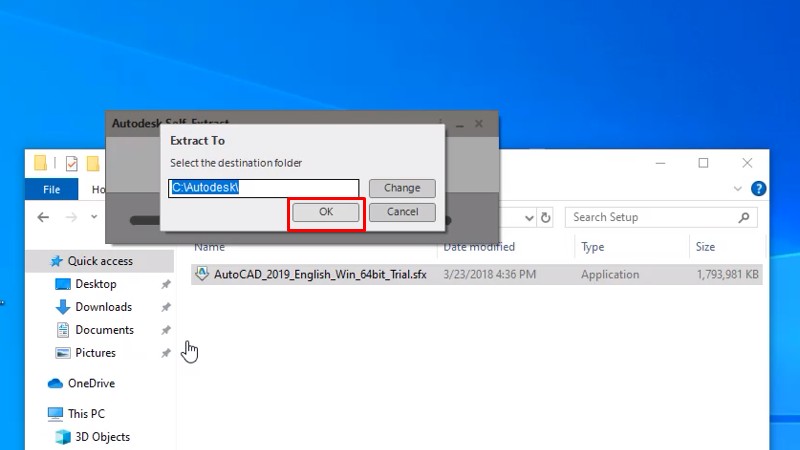 Tải AutoCad 2019: Cài Đặt Thành Công Rất Dễ 12 Bấm ok