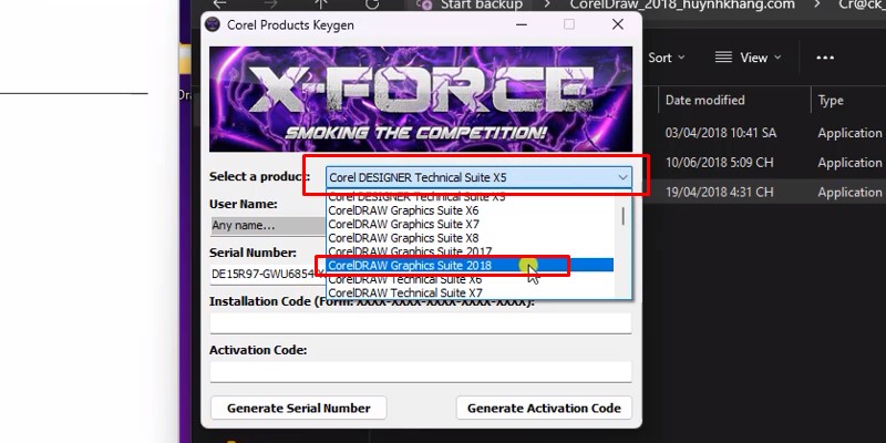Cài Đặt CorelDRAW 2018 - Hướng Dẫn Đầy Đủ 15 Tích chọn như hình và chọn phiên bản 2018