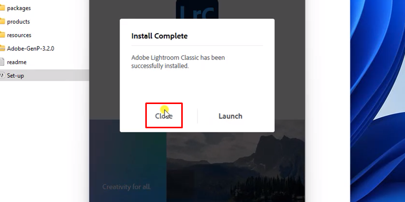 Lightroom 2023 Tải - Cài đặt Và Kích hoạt 13 bấm close