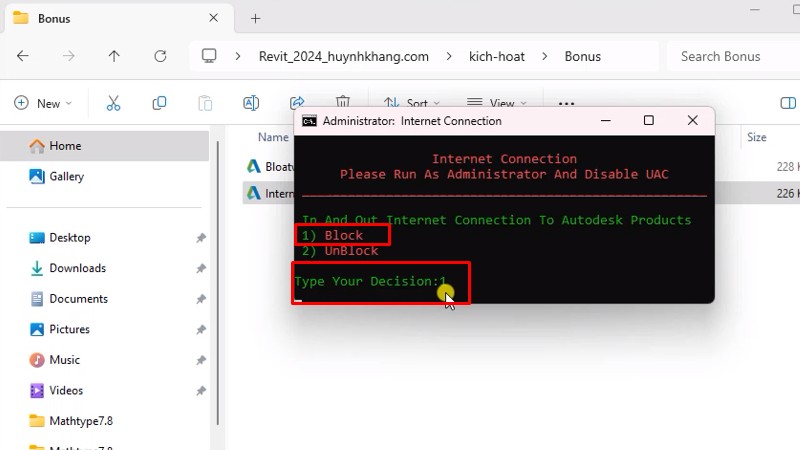 Revit 2024: Cài đặt và kích hoạt đơn giản 21 Bấm phím 1 và nhấn Enter và chờ đợi. Và hoàn thành cài đặt