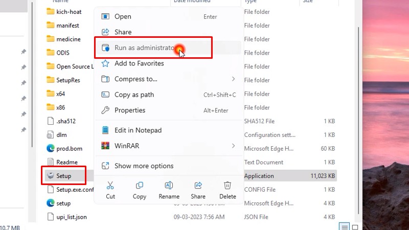 Revit 2024: Cài đặt và kích hoạt đơn giản 11 Chạy file Setup bằng quyền Admin