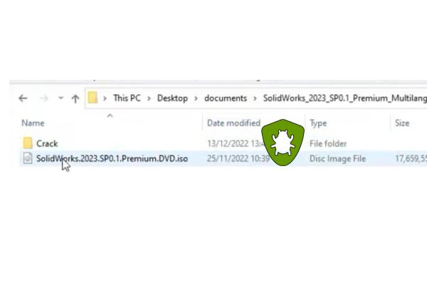 vào solidworks 2023 iso